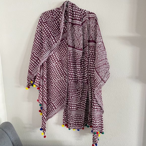 Lot 2 Large lightweight scarves like new linen cotton - Picture 3 of 10